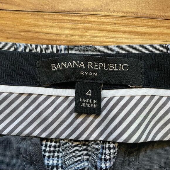 BANANA REPUBLIC 4 Ryan Glen Plaid Trousers Stretch Corpcore Business Academia - Picture 9 of 16